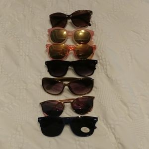 Bundle of 7 sunglasses!